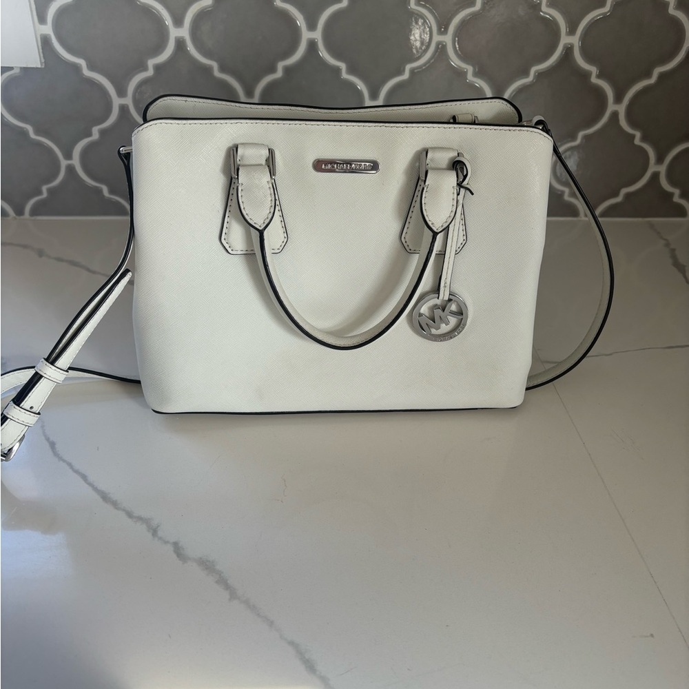 Michael Kors White Handbag
